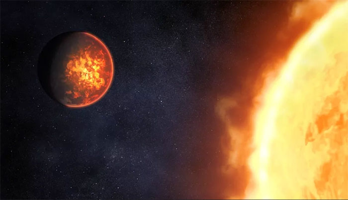 Hành tinh 55 Cancri-e có cấu trúc khá giống với Trái đất thủa sơ khai.